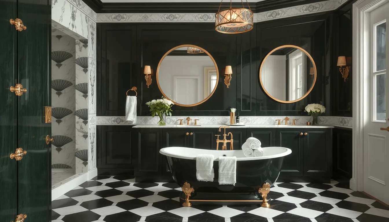 art deco salle de bain