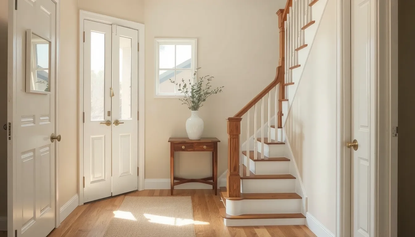 quelle couleur pour une entrée avec escalier