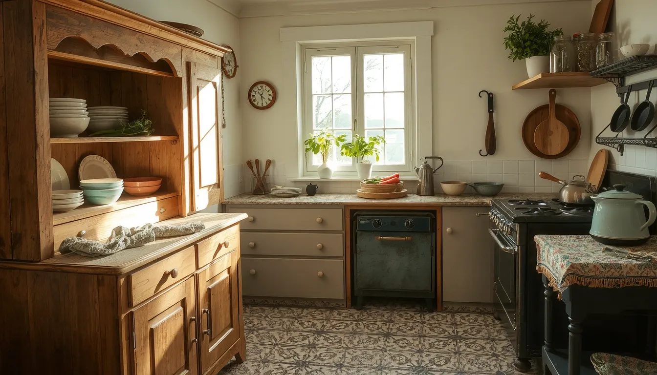faire une cuisine avec des vieux meubles