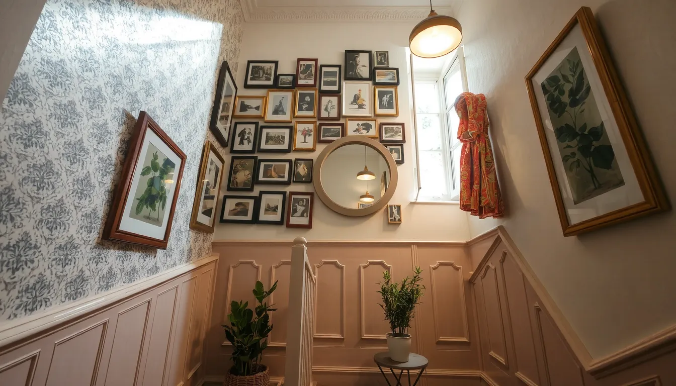 décoration cage descalier fermée