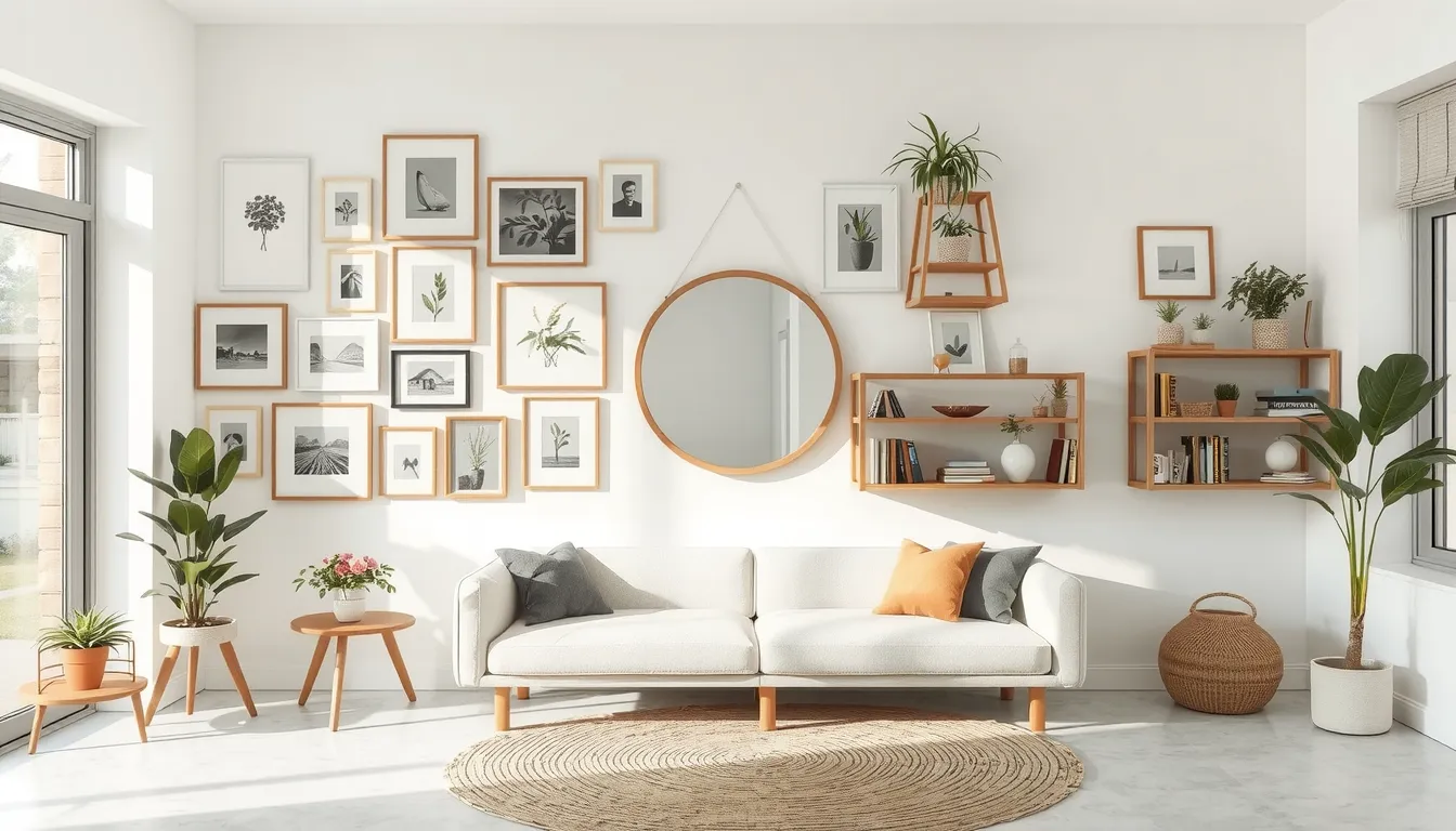 habiller un mur salon