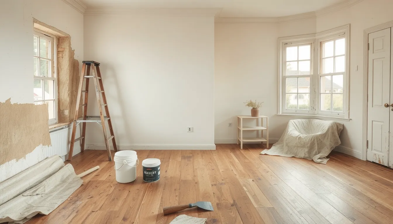 avant apres renovation maison
